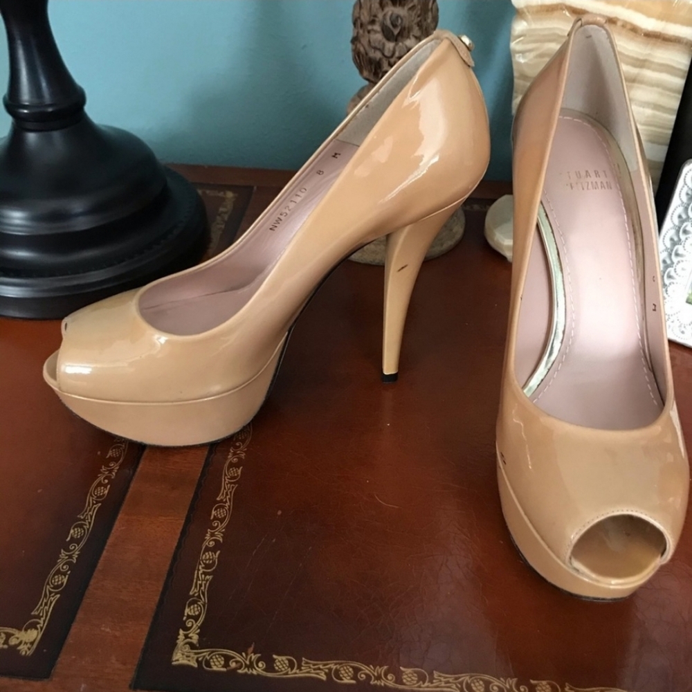 Stuart Weitzman Gorgeous Stacked Heels